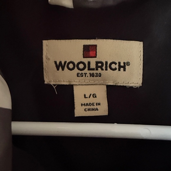 Woolrich Buffalo Check Plaid Black & White Down Quilted Vest Full Zip Size L - Picture 2 of 9